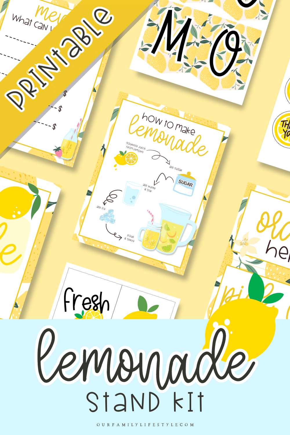 Printable Lemonade Stand Kit