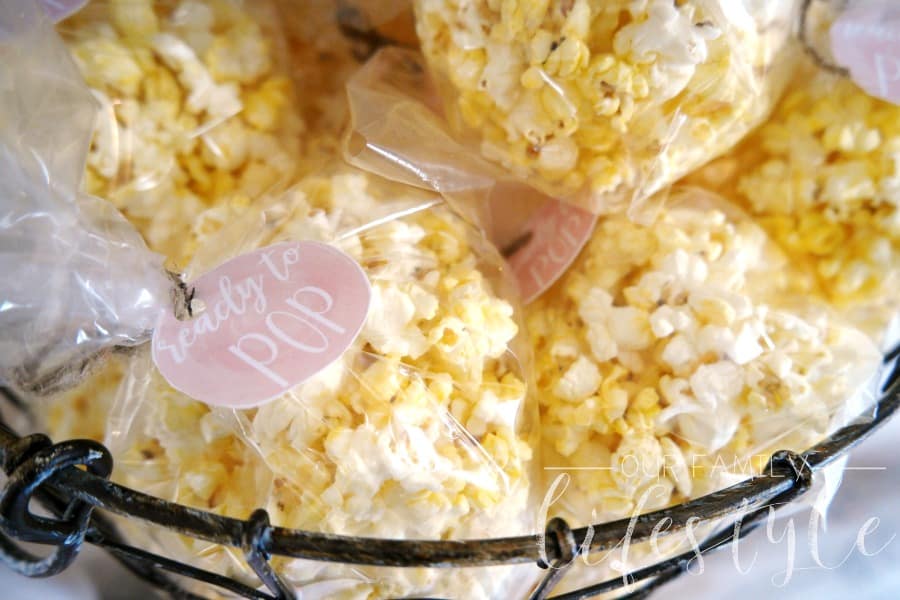 ready to pop baby shower popcorn