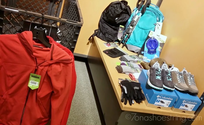 REI and Columbia hiking gear REI and Columbia hiking gear