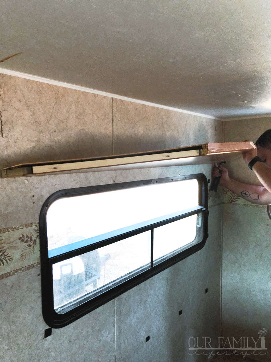 removing rv cabinet final step