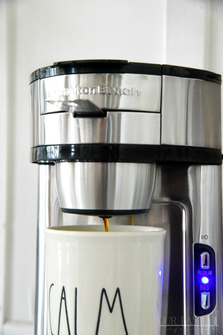 scoop, place and brew