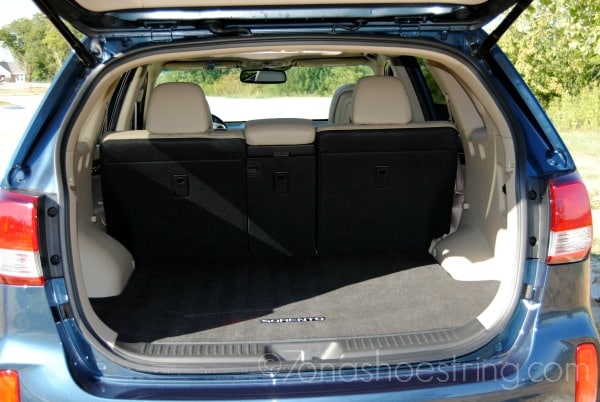 Sorento cargo space