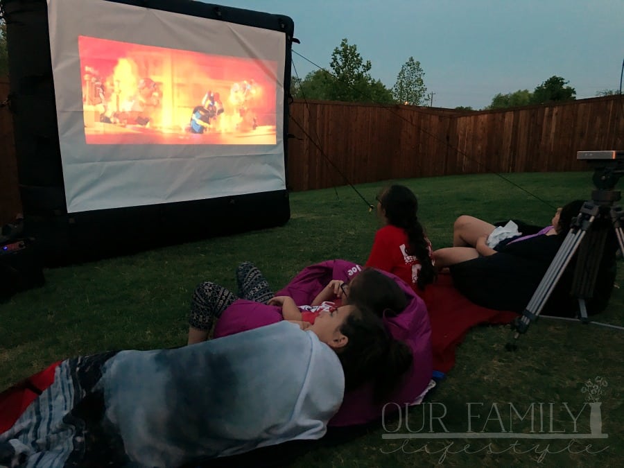 spring outdoor movie night spring outdoor movie night