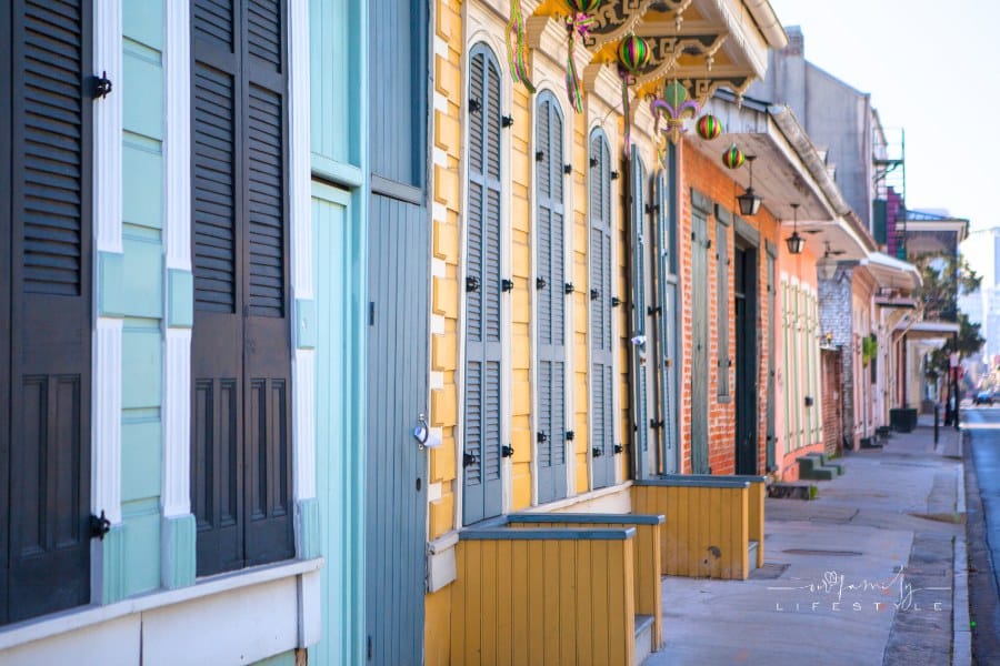 Colorful Row of New Orleans Houses