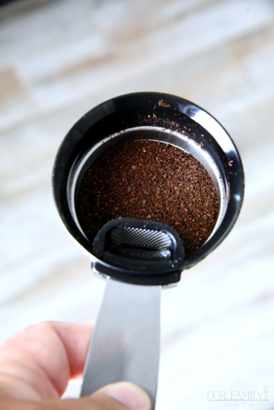 steel mesh scoop for coffee