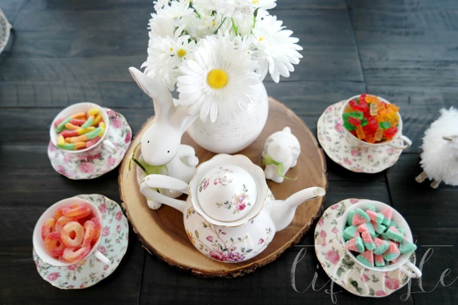 tea party themed baby shower 