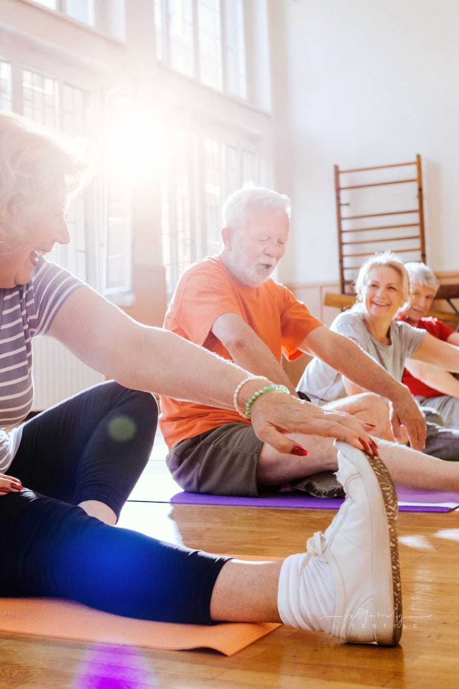 active seniors enjoying retirement