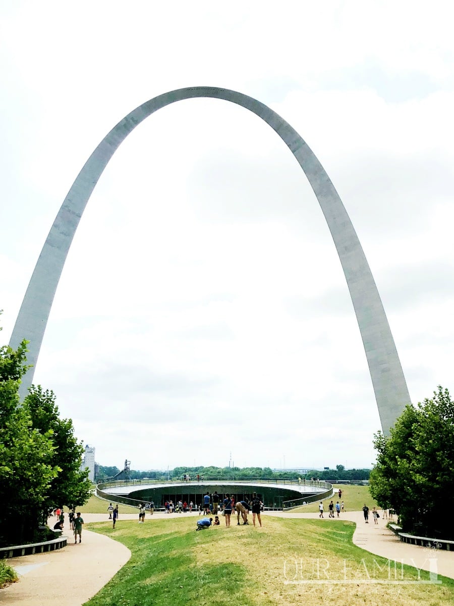 The Gateway Arch in St Louis