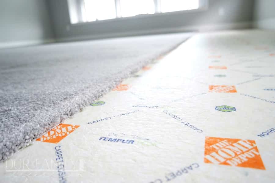 The Home Depot carpet padding