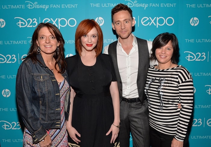 Jenni Magee-Cook; Christina Hendricks; Tom Hiddleston; Peggy Holmes