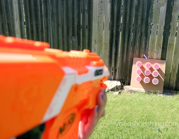 Tic Tac Toe Carnival Themed NERF Games