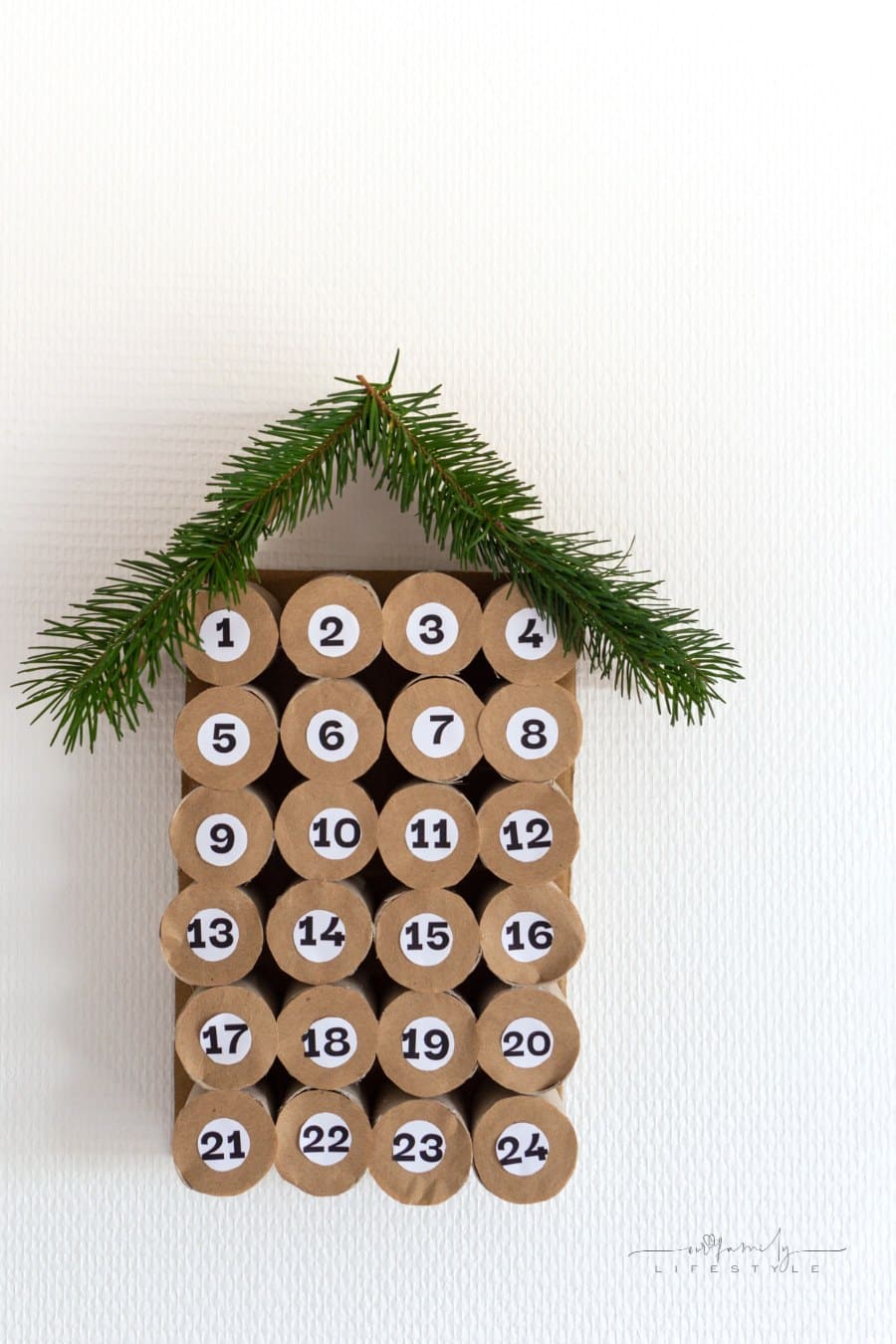 Toilet Paper Roll Advent Calendar