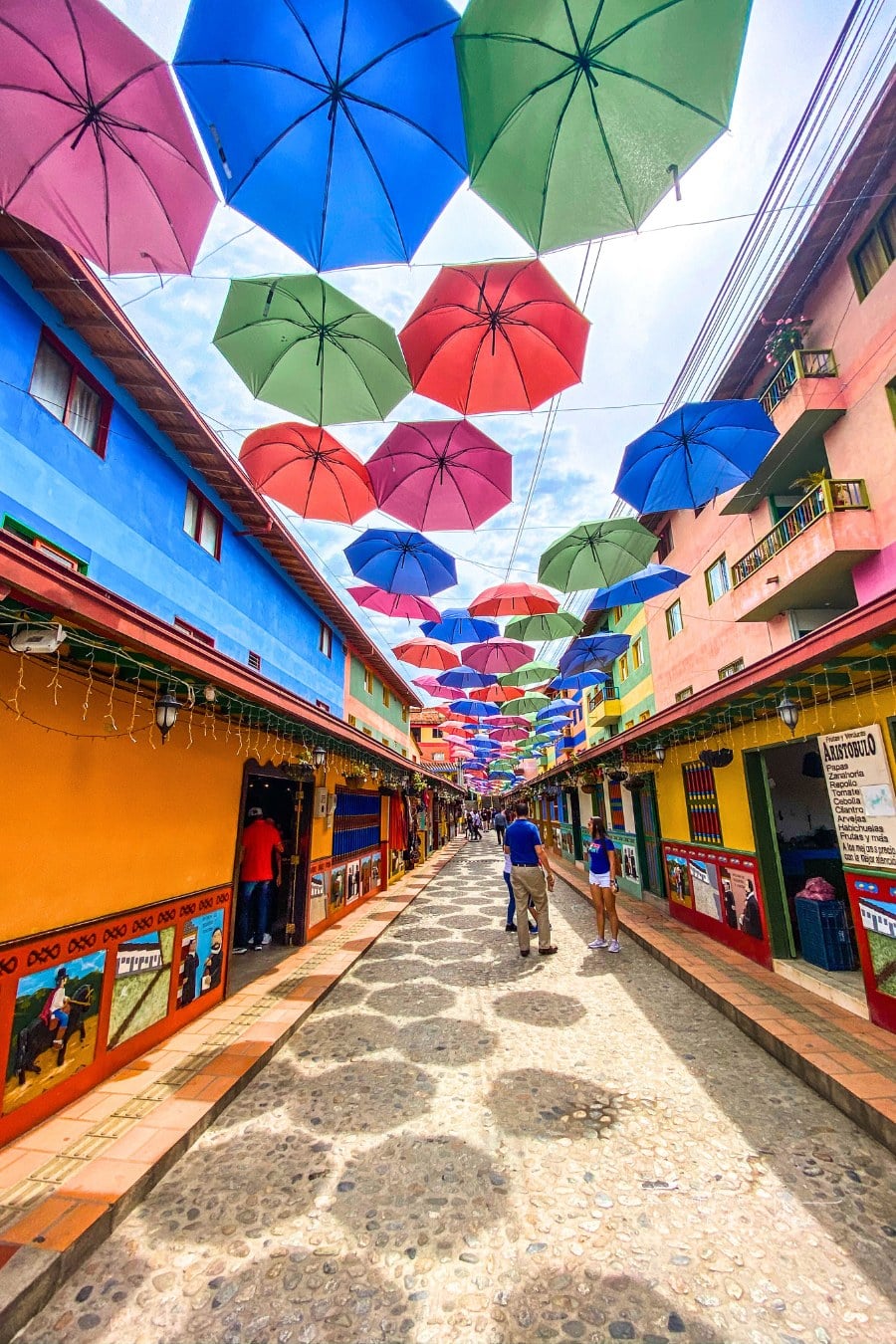 Guatape Town in Colombia, South America