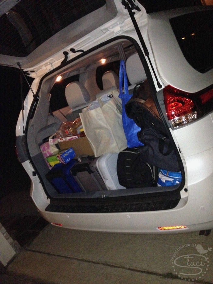 Toyota Sienna cargo space Toyota Sienna cargo space