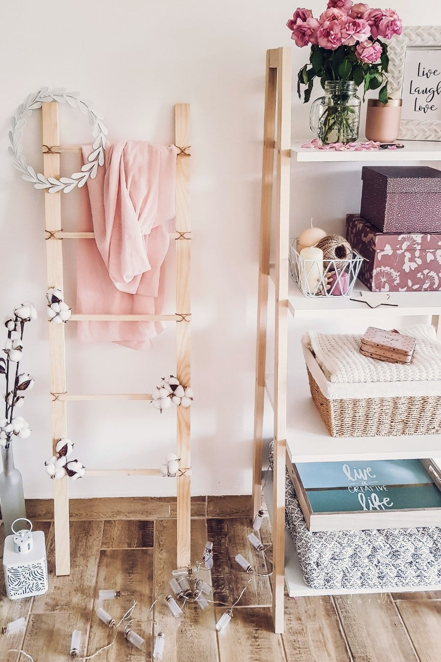 Storage Solution on Shelf