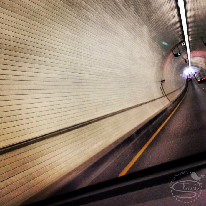 under road tunnel under road tunnel