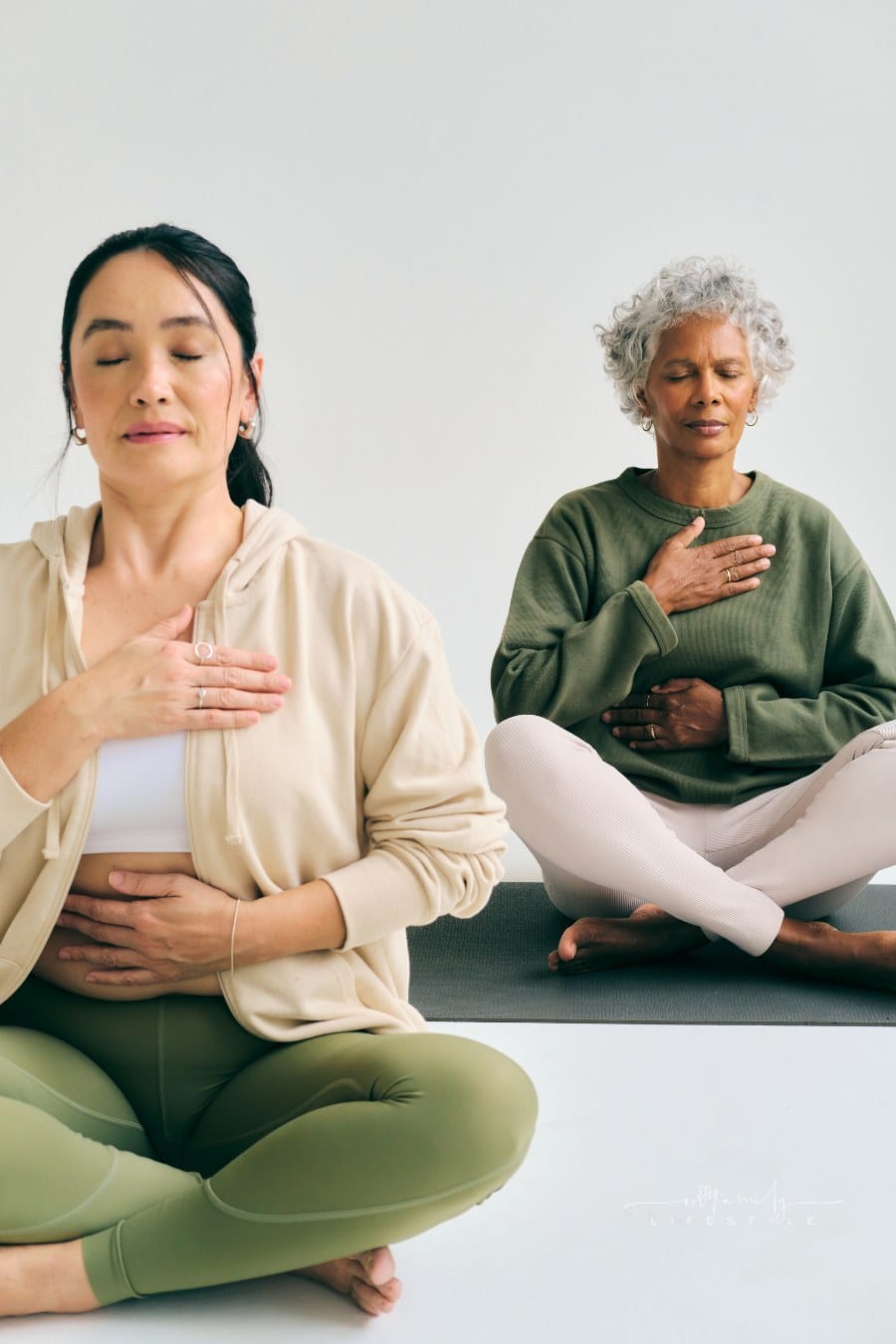 Mindfulness Practices Women Meditating