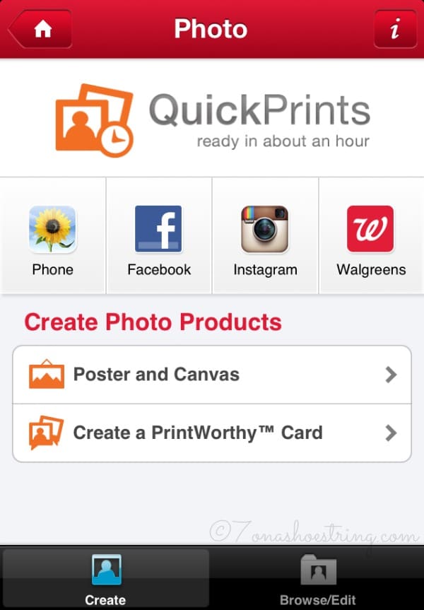 Walgreens QuickPrints #shop