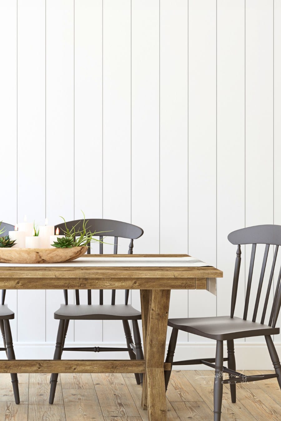 Modern farmhouse dining-room.