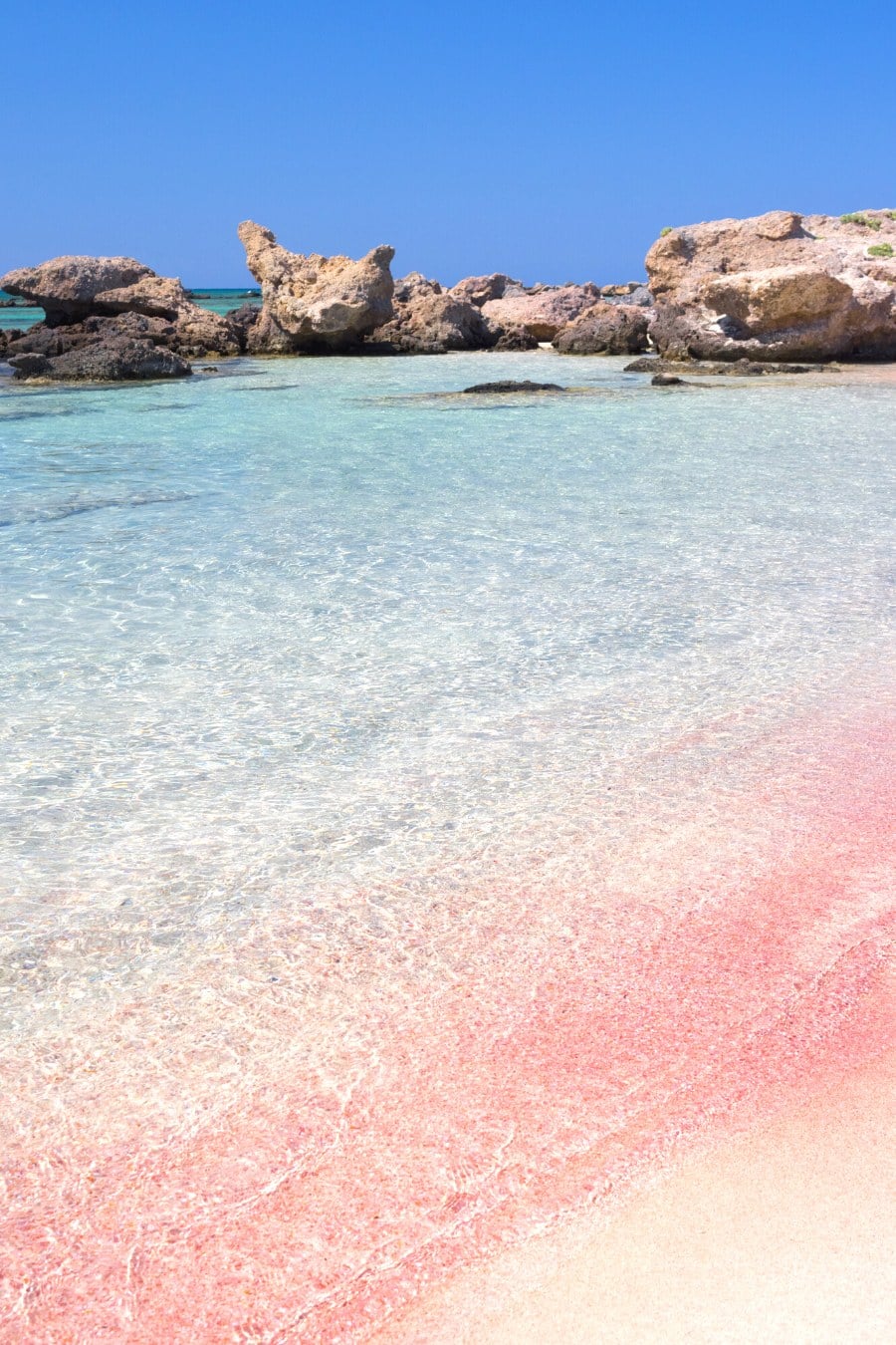 Elafonissi Beach in Crete, Greece