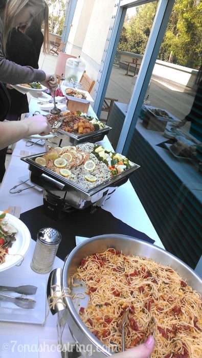 press day lunch