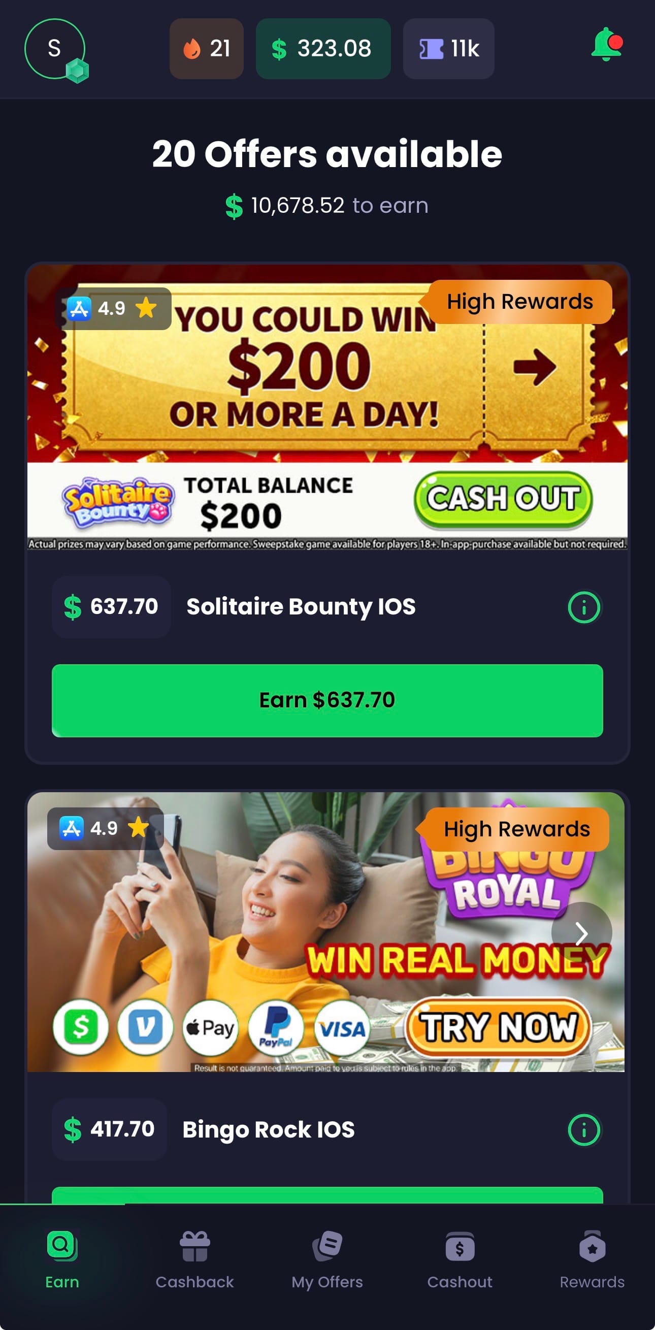 Freecash Offer Wall
