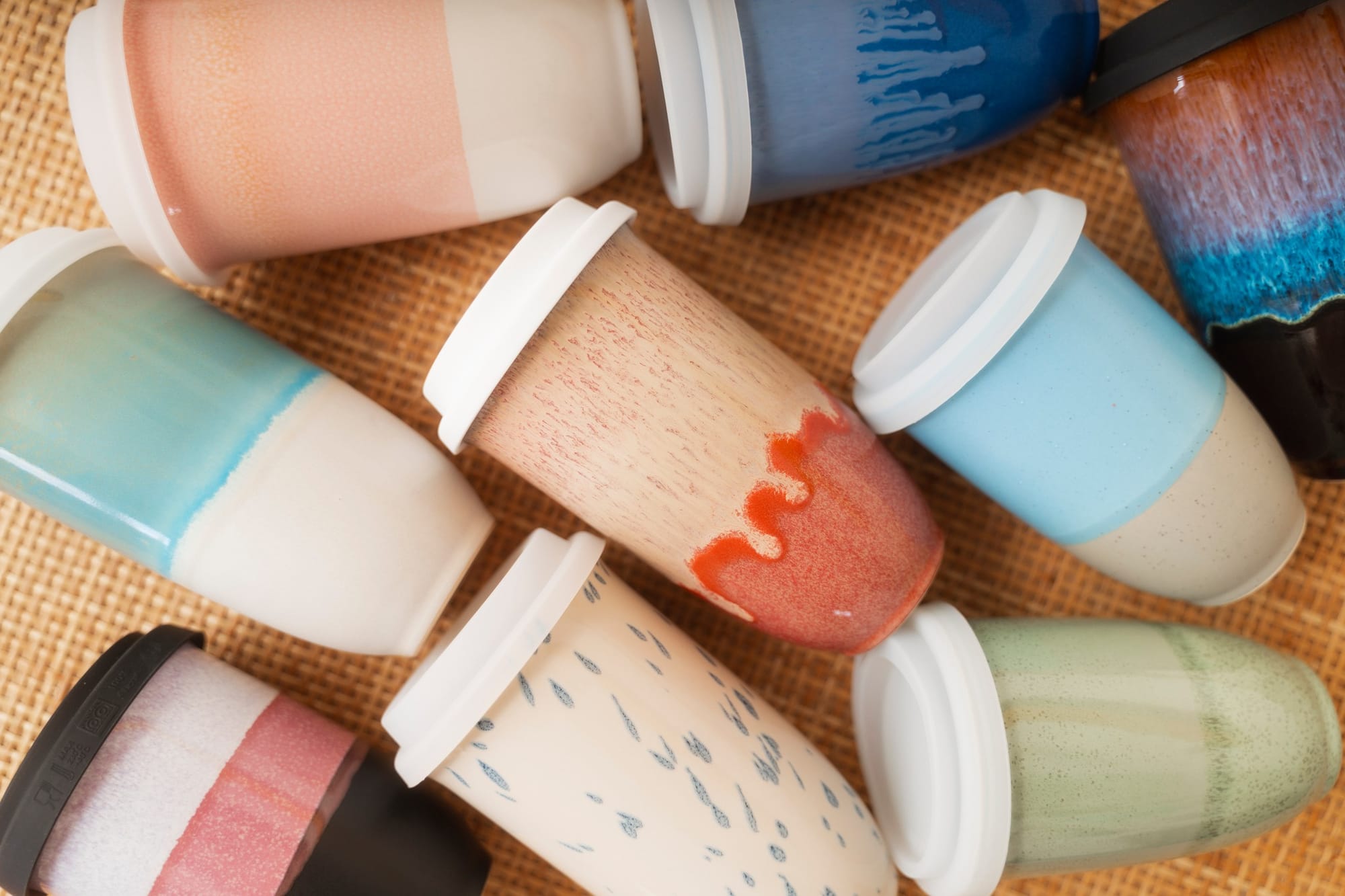 Affordable 12 oz Travel Cups with Lids for Offices & Events