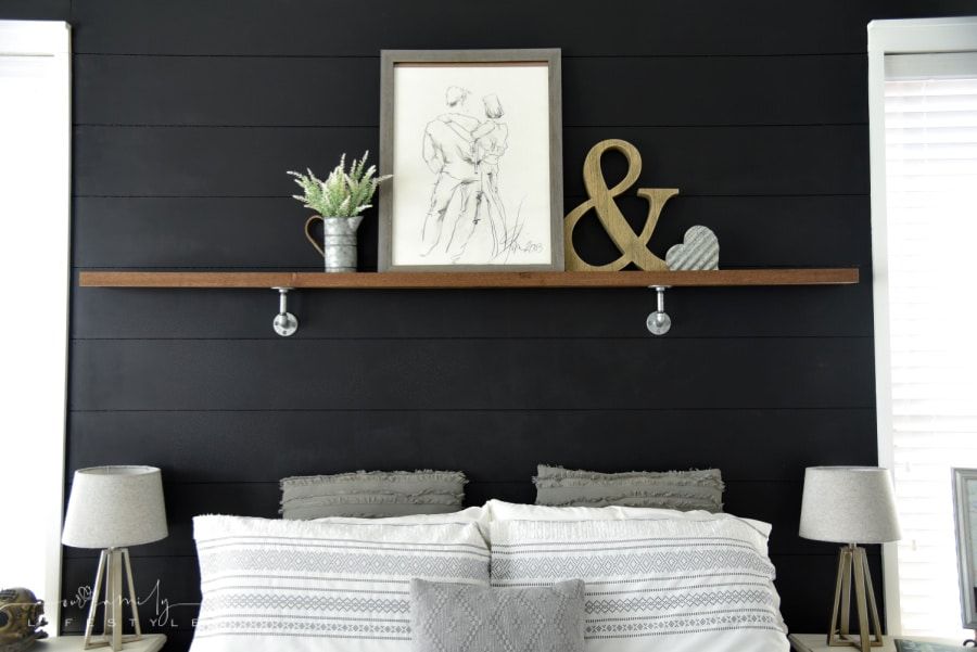 How to DIY a Shiplap Accent Wall for Cheap