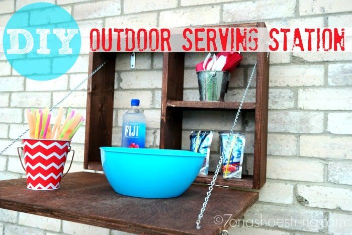 Build DIY Outdoor Serving Station at The Home Depot Do-It-Herself Workshops