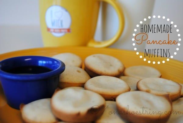 Homemade Pancake Muffins Recipe with Milk
