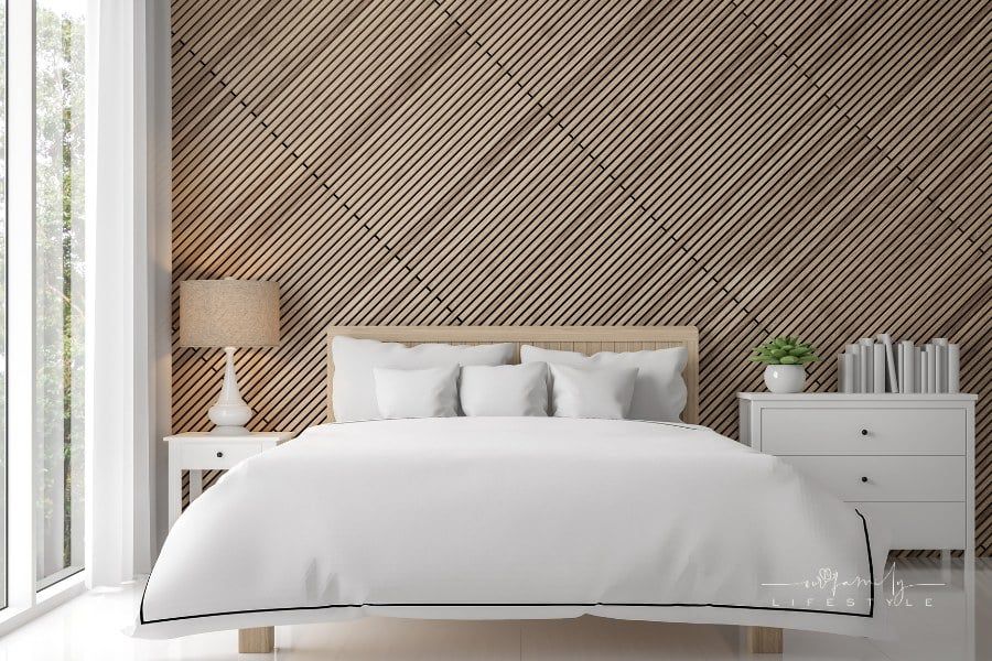Transform Your Master Bedroom with a Stunning Wood Accent Wall