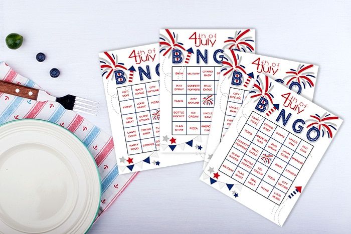 printable 4th of July Bingo