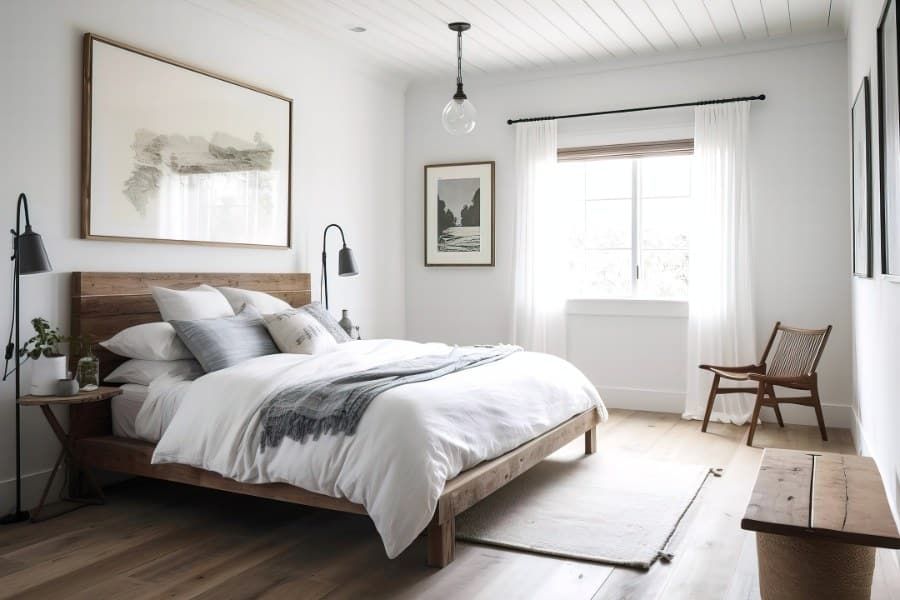 Minimal Farmhouse Bedroom