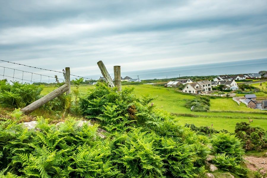 Walking the coastal path in the Gower Peninsula, South Wales