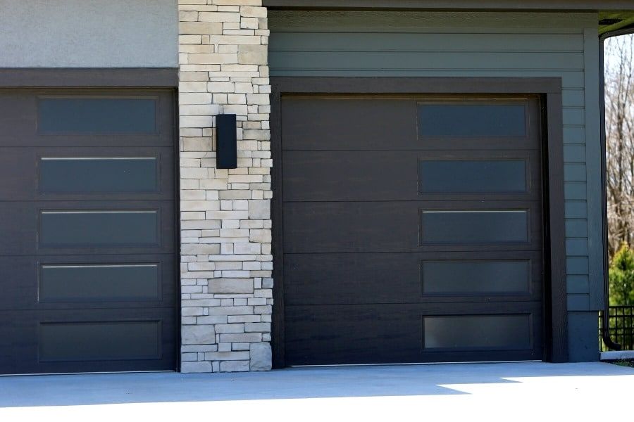 modern exterior garage doors
