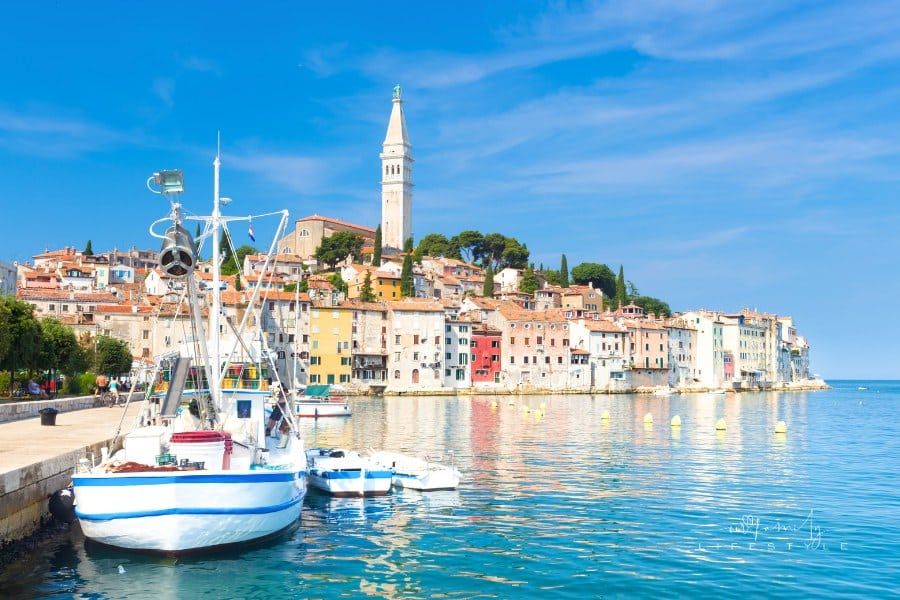 Coastal Town of Rovinj, Istria, Croatia