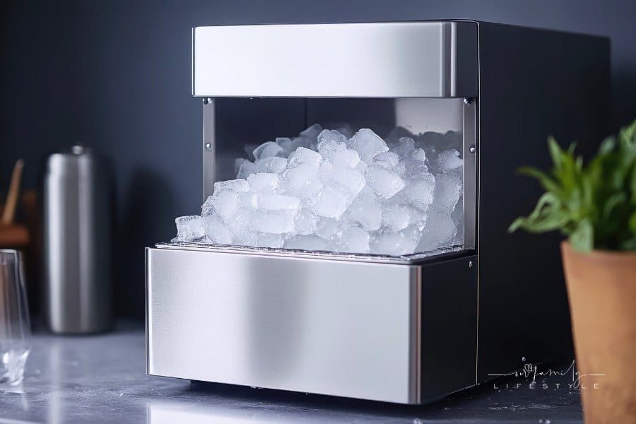residential counter top ice machine
