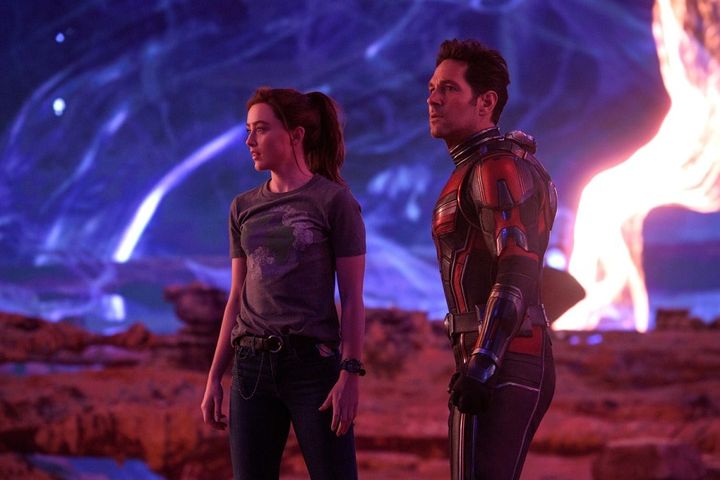 Kathryn Newton as Cassandra "Cassie" Lang and Paul Rudd as Scott Lang/Ant-Man in Marvel Studios' ANT-MAN AND THE WASP: QUANTU