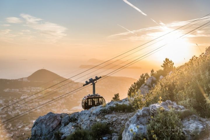 Mount Srd in Dubrovnik, Croatia