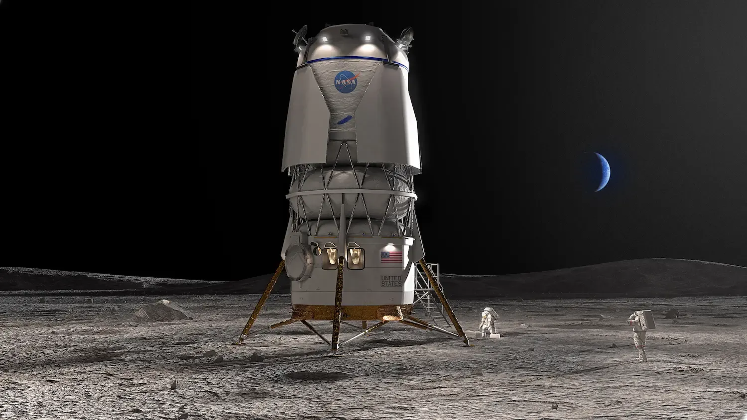Blue Moon propulsion assembled ahead of cryogenic test