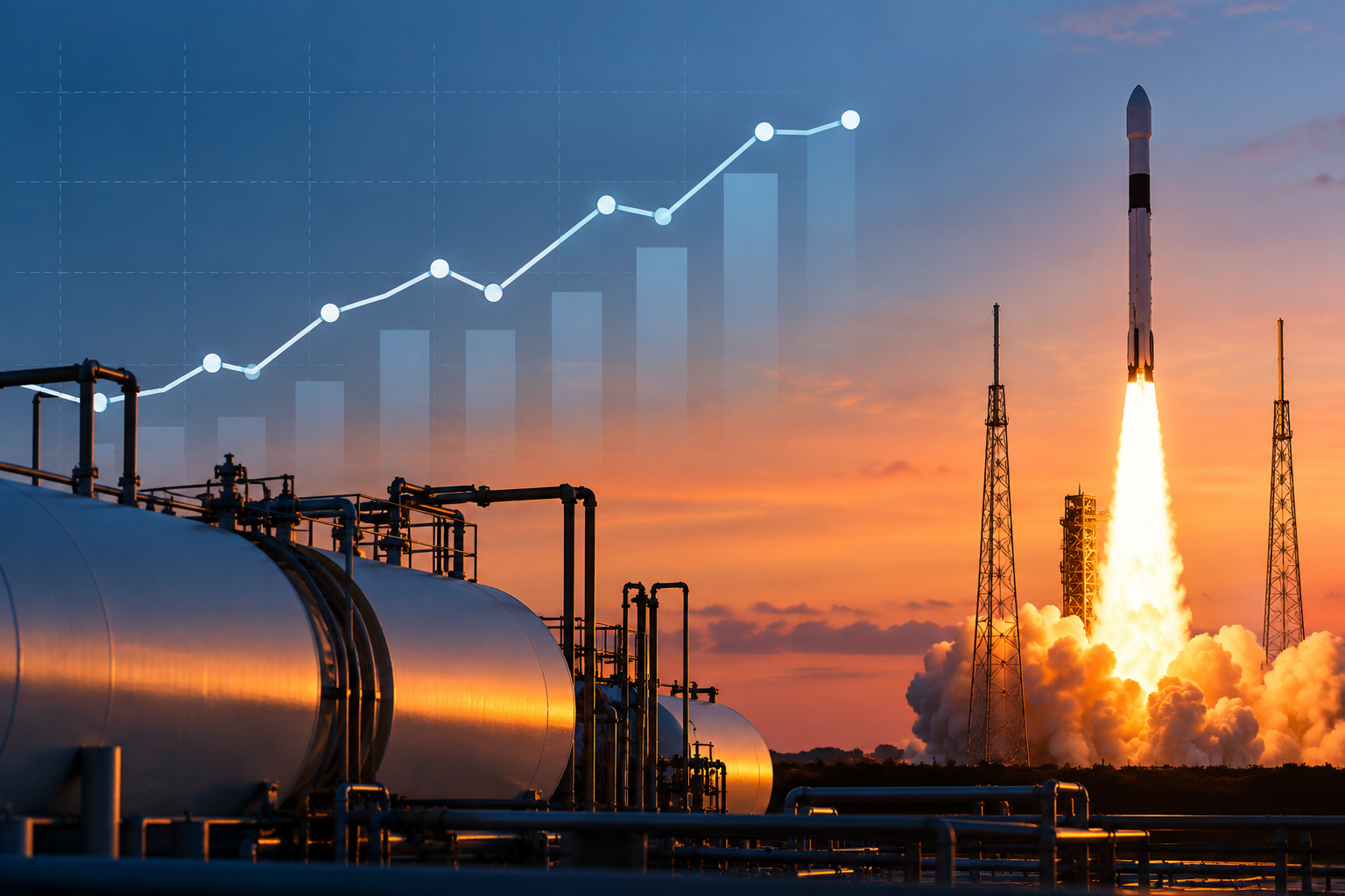 MARKETS: Liquid rocket propellant index edges higher