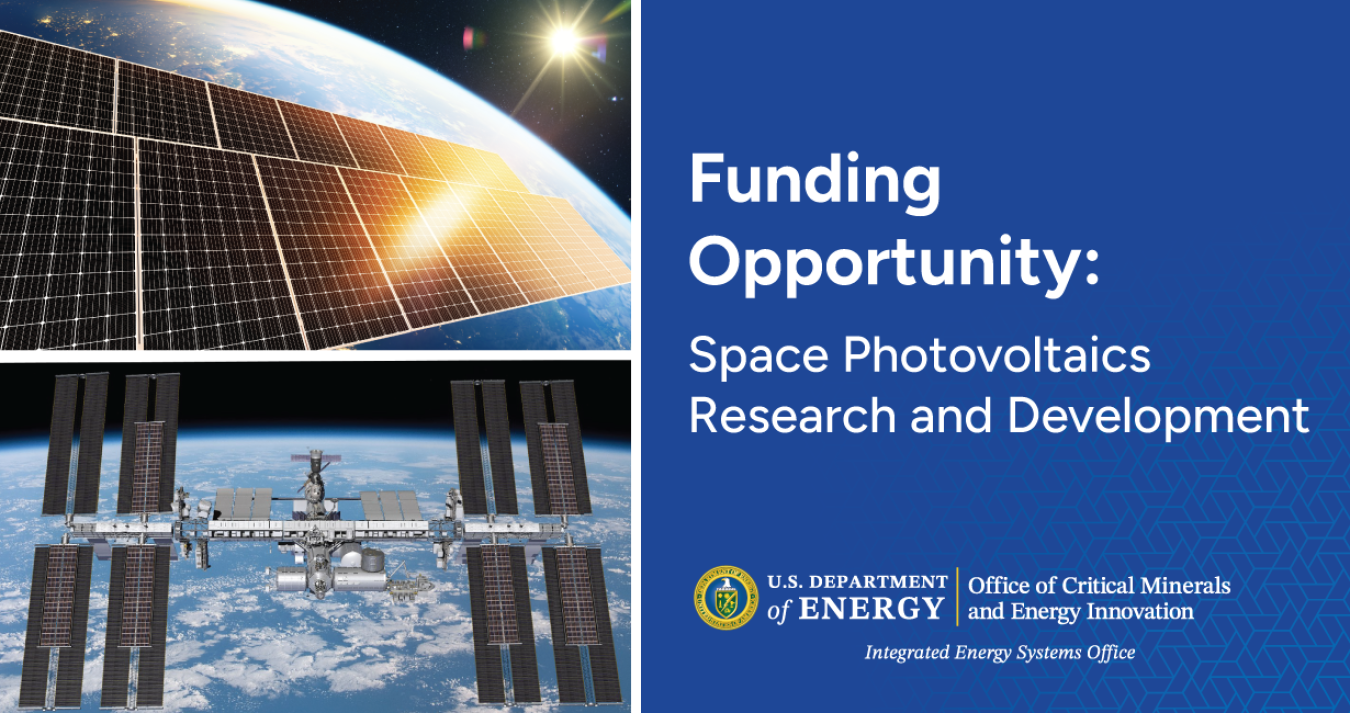 DOE offers $12m for space solar manufacturing R&D