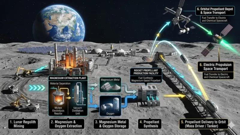 Surrey launches lunar-magnesium electric propulsion study