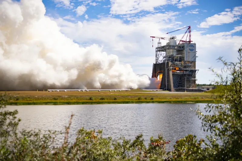 NASA completes 500-second RS-25 engine test for Artemis missions