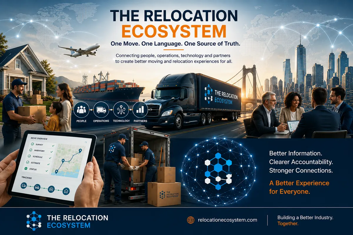 Moving and relocation ecosystem connecting people, operations, technology and partners across the relocation journey.