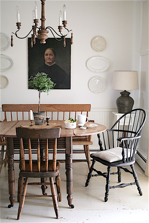 Modern country dining room.