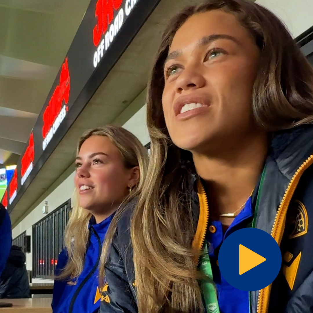 Zali and Rory mic'd up v Bulldogs