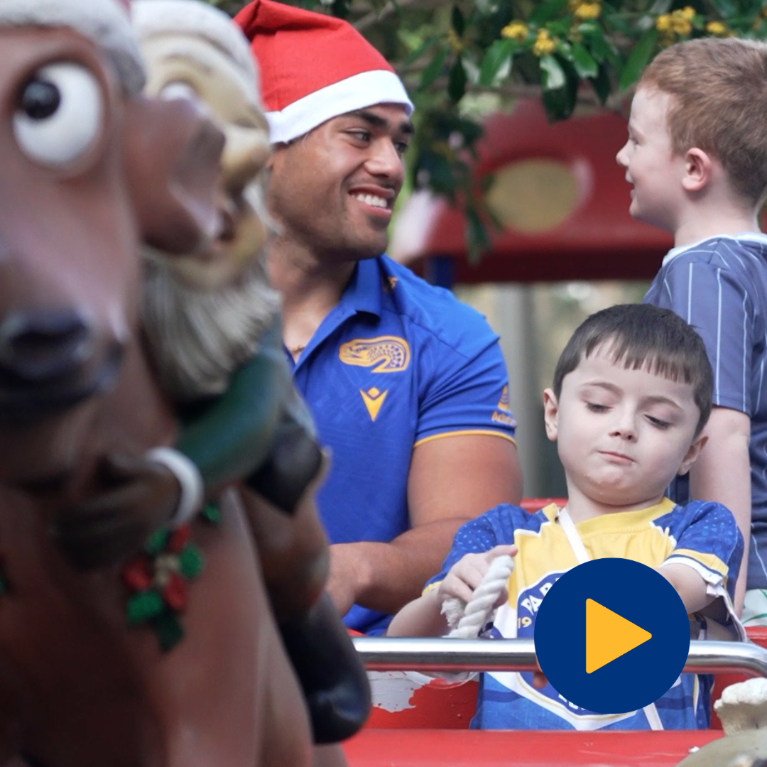 Parramatta Eels annual visit to Ronald McDonald House