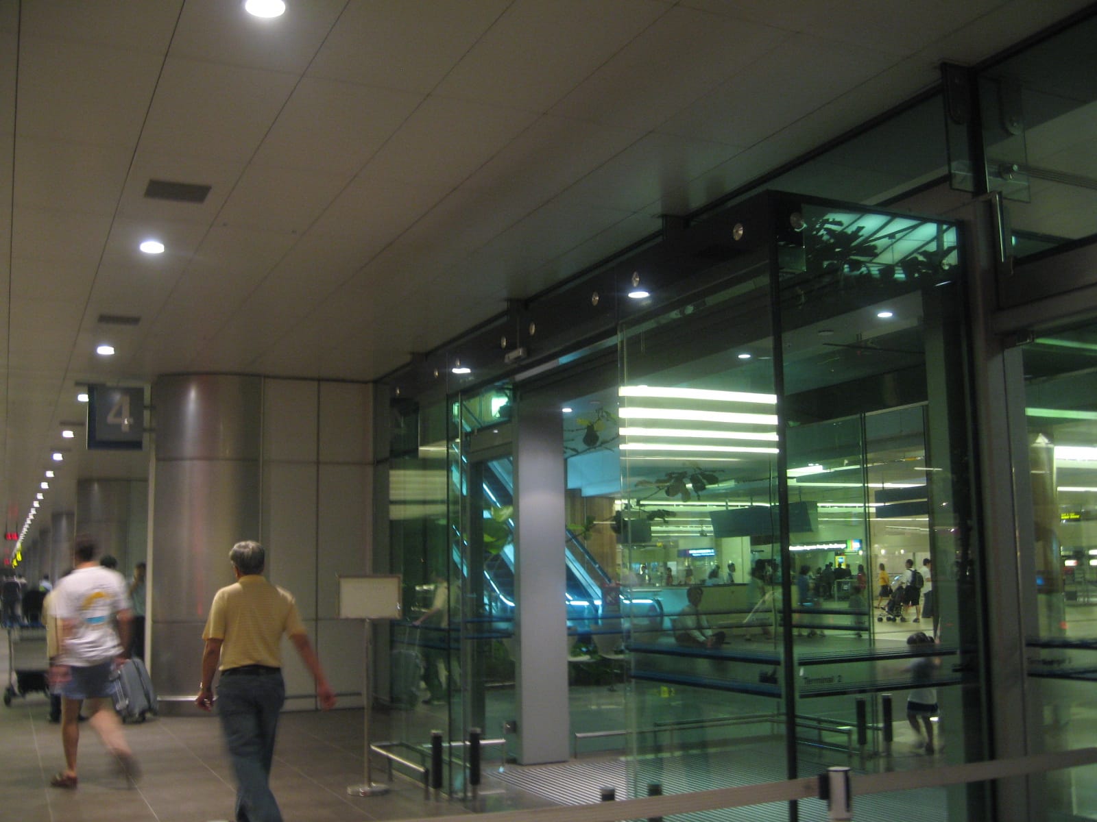 Arrival hall at Changi Airport Terminal 2, Singapore