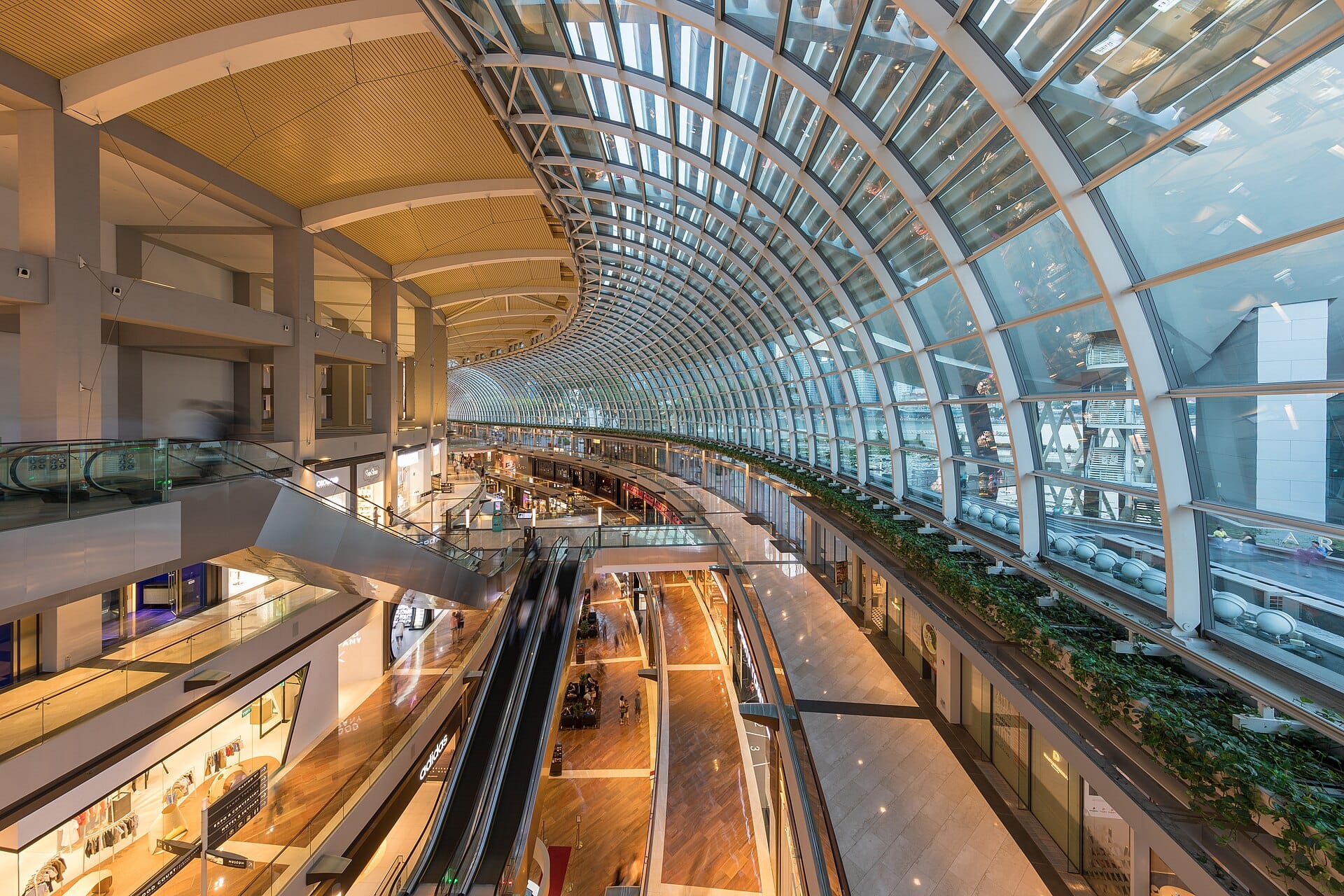 Inside The Shoppes at Marina Bay Sands, next to the TOKEN2049 venue